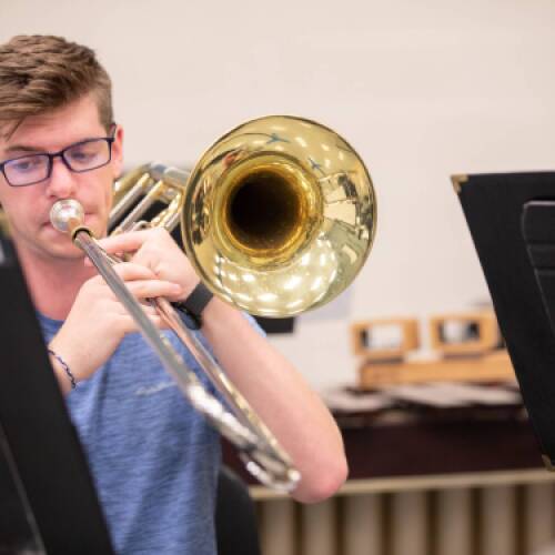 trombone student